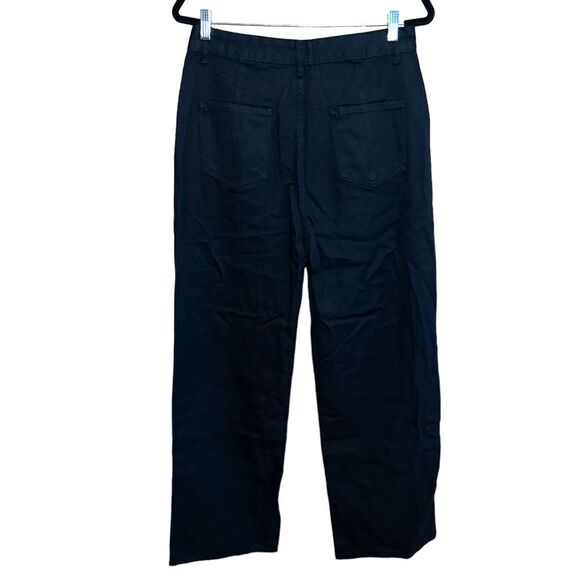 Commense Jeans Womens Black M High Waist Straight Leg NWT - Picture 4 of 12